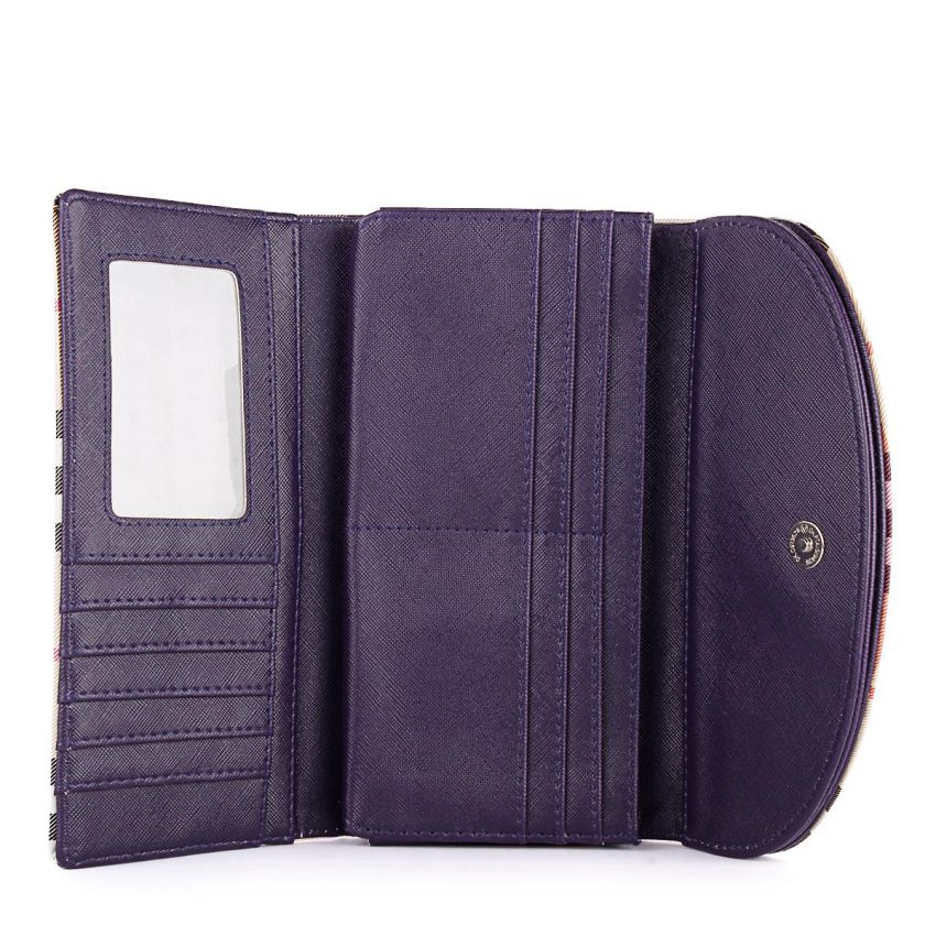 Burberry Haymarket Check Wallet Black